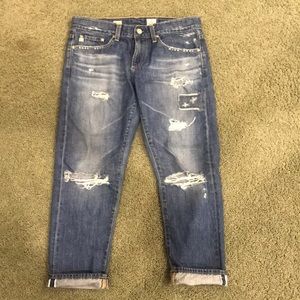 AG Piper Crop Slouchy Slim Crop Jeans